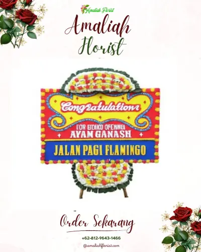 Bunga Papan Congratulation di Tajen